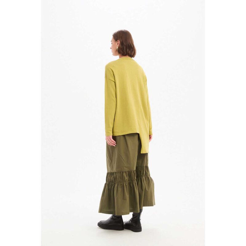 TIRELLI Asymmetric Zip Detail Knit image number 5